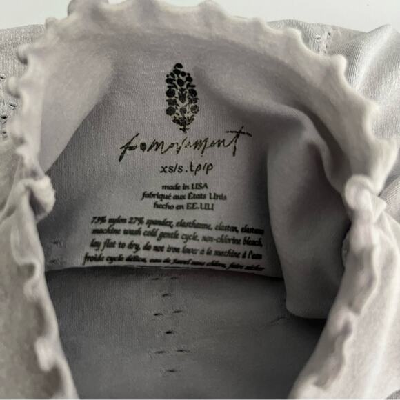 Free People Good Karma High-Neck Layer Long Sleeve XS/S EUC - Picture 3 of 8